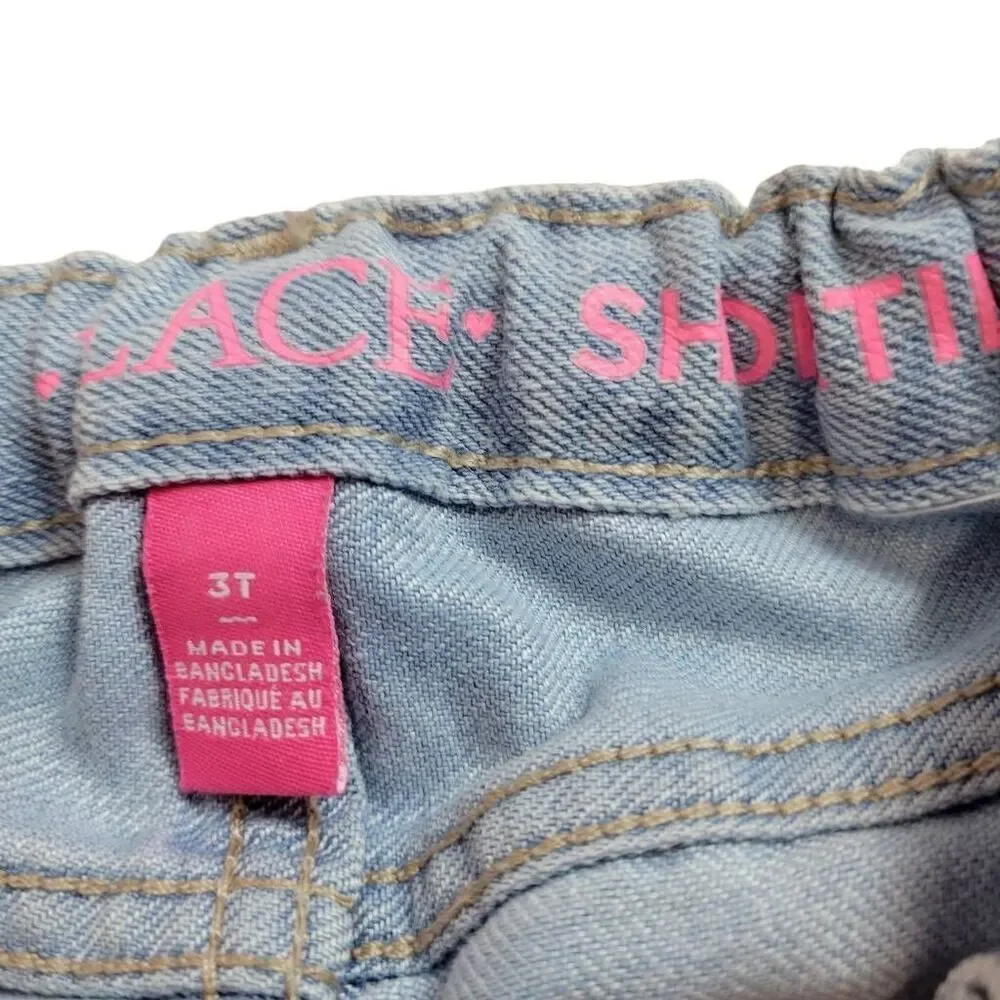 Children's Place shorts lace trim 3T
